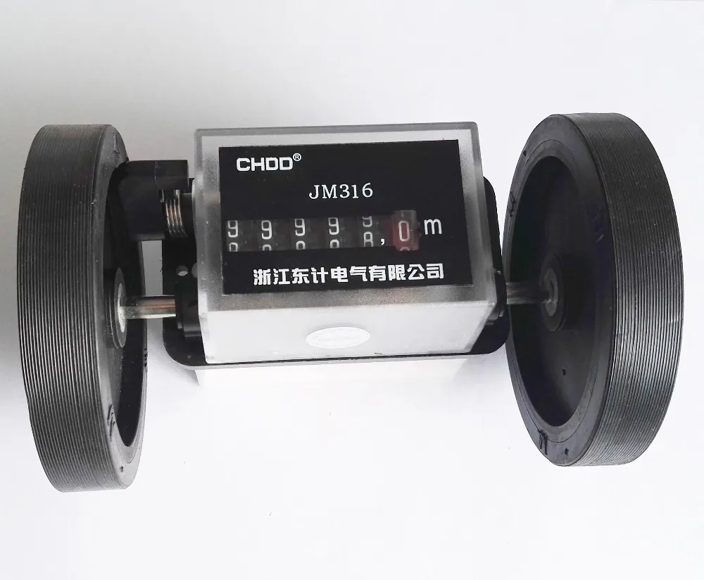 Rolling Meter Counter Stainless Steel Widely Use Length Yard Counter Counter for Printing Textiles Artificial Leather Plastic Film 
